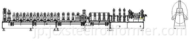 建築構造用C・Zプルリン製造機